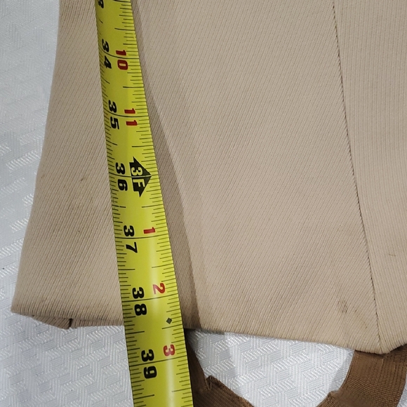 Equestrian Tan Boot Cut Flare Riding Pants Size 28 - Picture 7 of 14